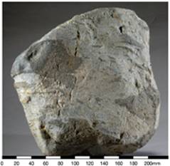 Eutaxitic fine ash vitric tuff of the Repulse Bay Volcanic Group 